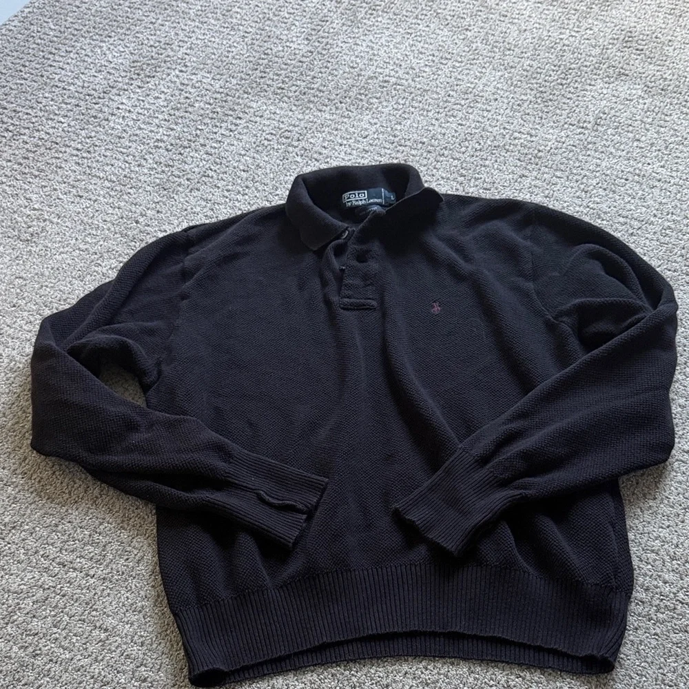Polo by Ralph Lauren Black Sweater for Men